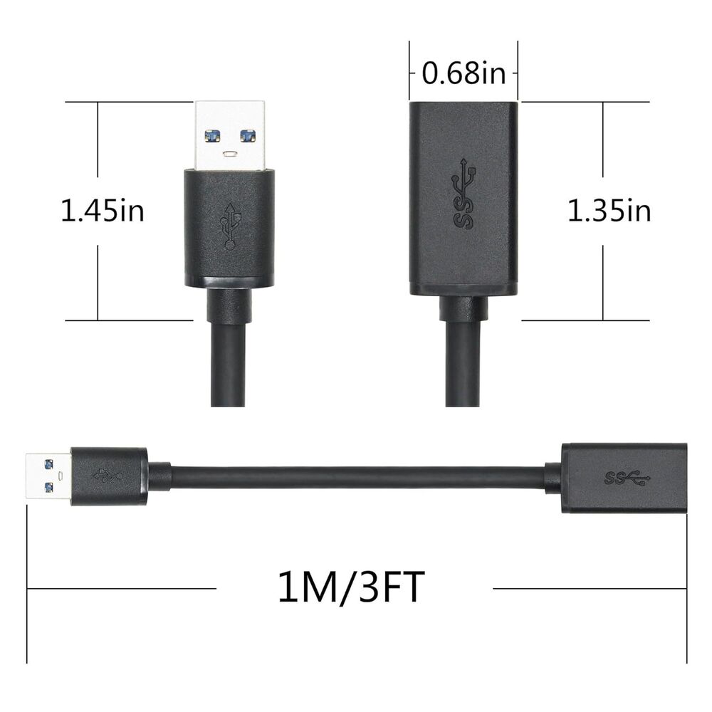 USB3.0 High Speed Extension Cable Adapter