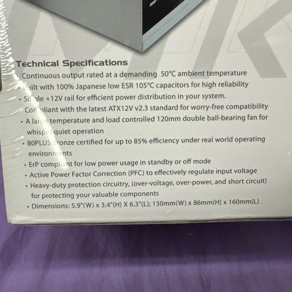 Silencer MK III 500W Modular Power Supply - PC Power & Cooling