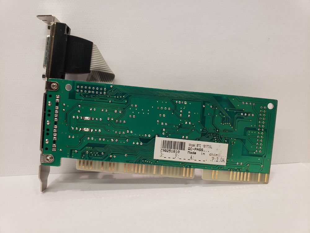 Vintage BTC OPTi ISA 16bit Audio Sound Card 1817SL/DSL