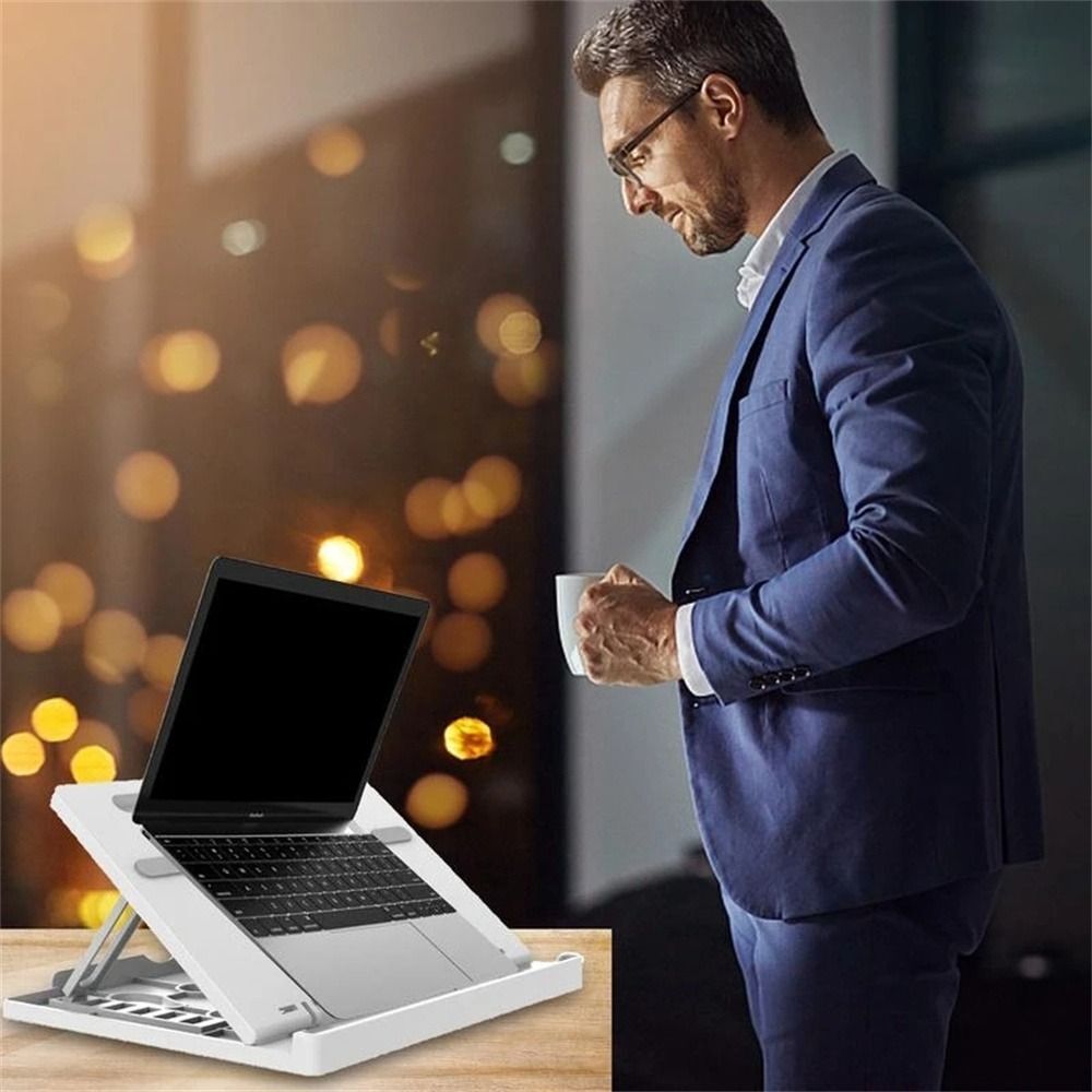6-Levels Adjustable Laptop Cooling Stand