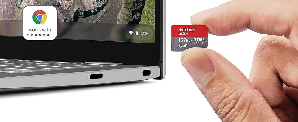 SanDisk 128GB Ultra microSDXC UHS-I Memory Card with High-Speed Performance
