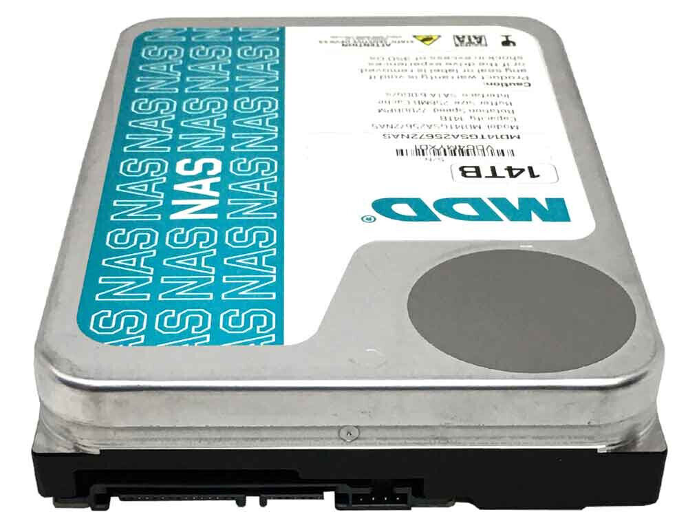 MDD 14TB 7200RPM NAS Hard Drive with 3-Year Warranty
