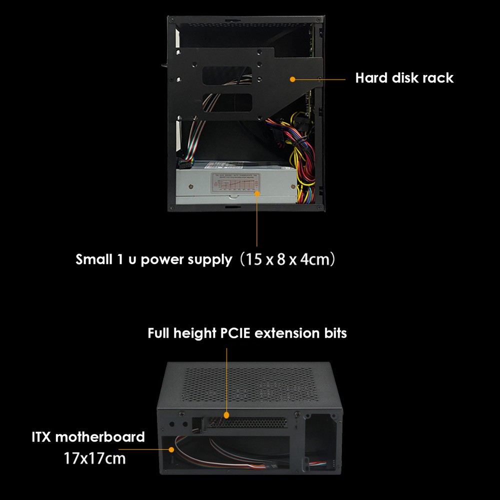 A09 HTPC ITX Gaming PC Case with USB 2.0