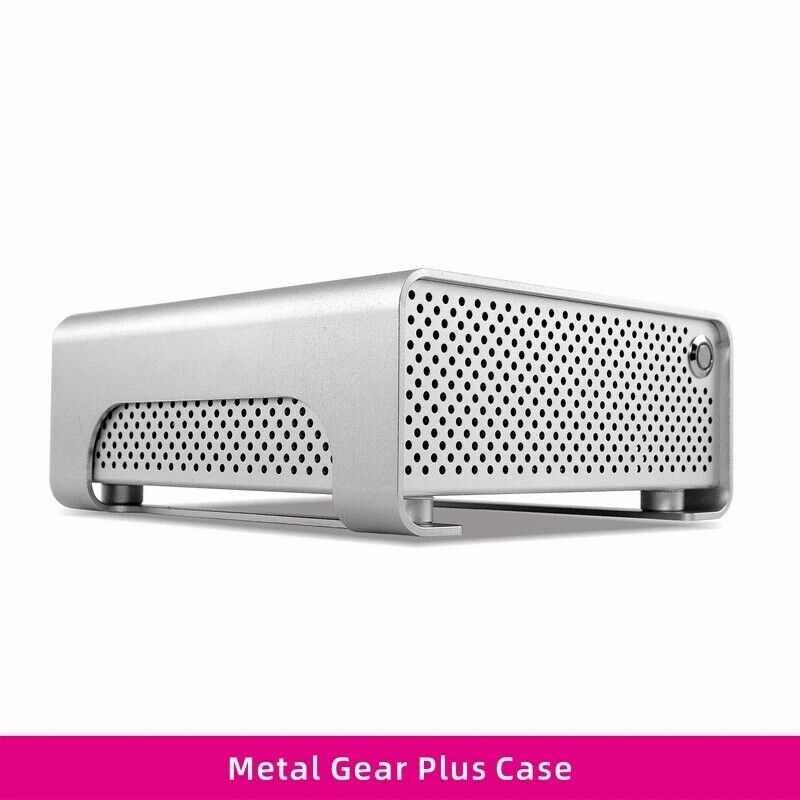 METALFISH MetalGear Plus Aluminum Mini HTPC Case for Mini ITX Gaming Computers