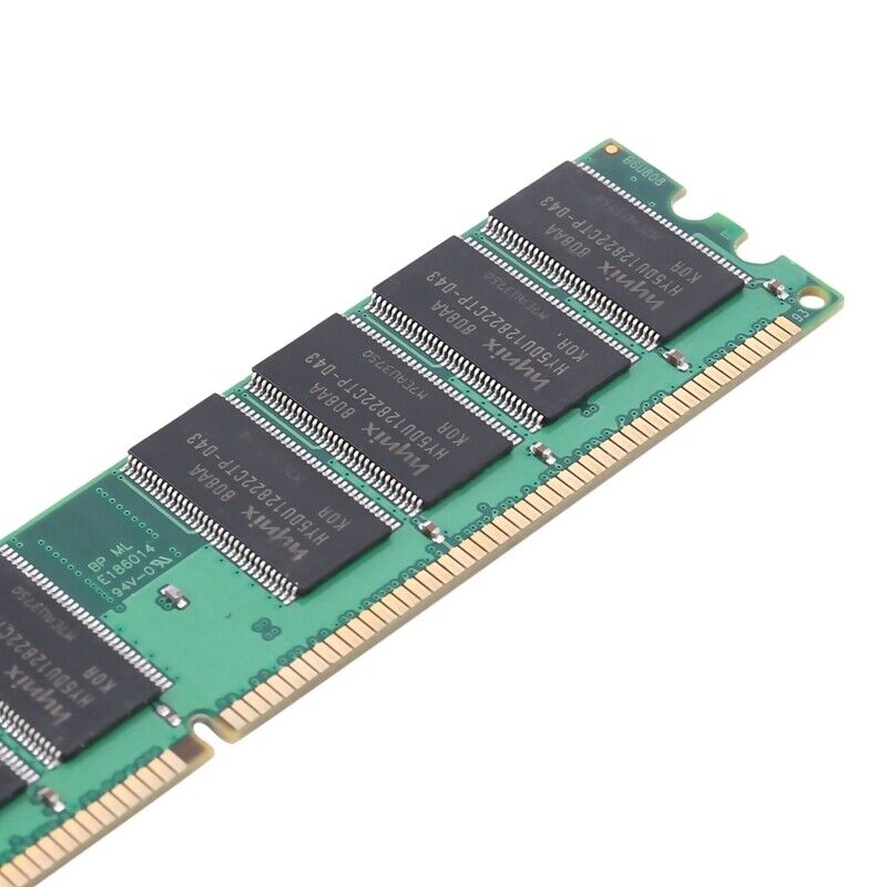 1GB DDR1 PC3200 400MHz 184 Pin Non-ECC Desktop Memory