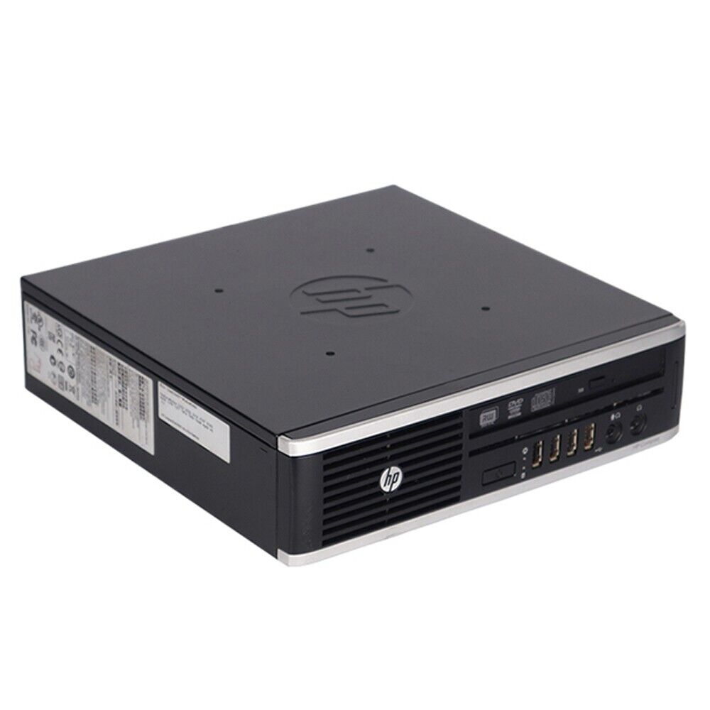 HP i3 Desktop Computer USFF PC with 8GB RAM, 128GB SSD, Windows 10 Home, and Wi-Fi