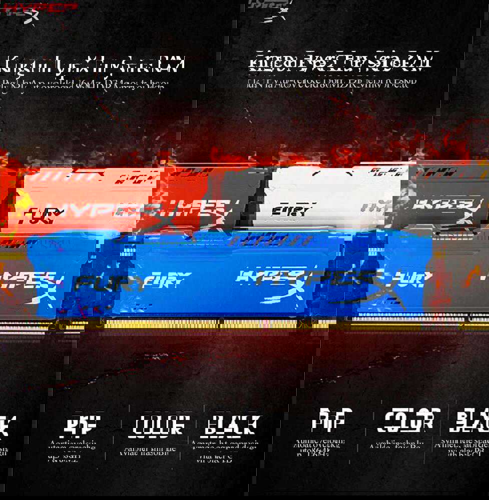 HyperX 8GB/16GB (2x8GB) DDR3 Desktop Memory - High Performance RAM for PC