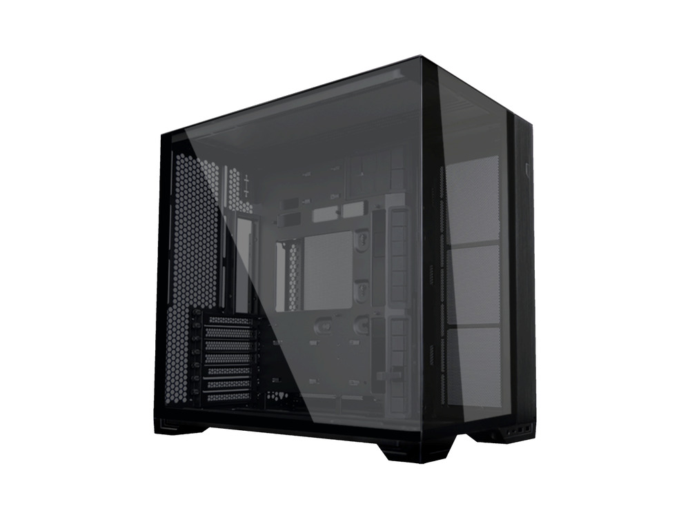 LIAN LI O11 Vision Compact Black Aluminum/Steel/Tempered Glass ATX Mid Tower Case