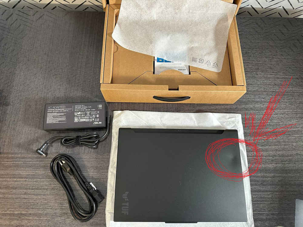 ASUS TUF A16 16 Gaming Laptop with RX 7700S, R7 7735HS, 16GB RAM, and 512GB SSD