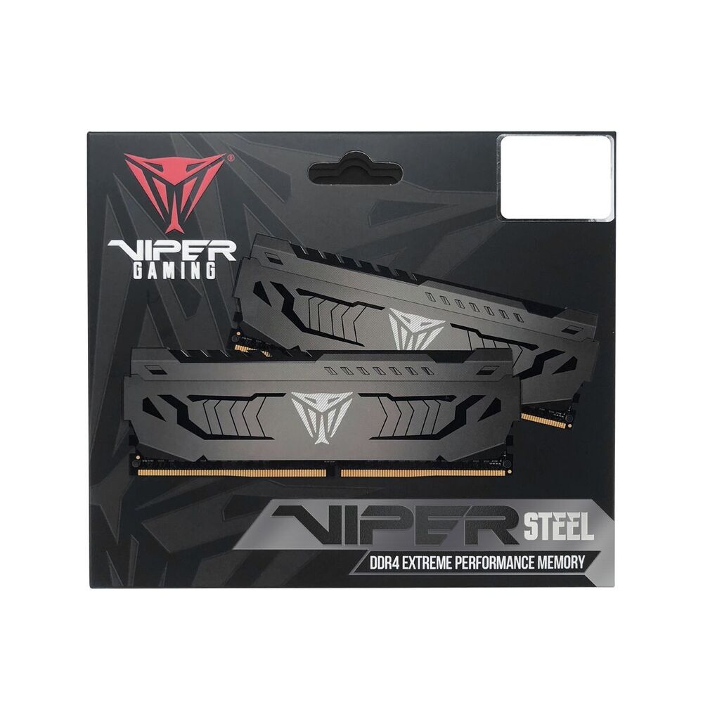 Patriot Viper Steel 32GB (2x16G) DDR4 3200MHz PC4-25600 C16 UDIMM Desktop Memory