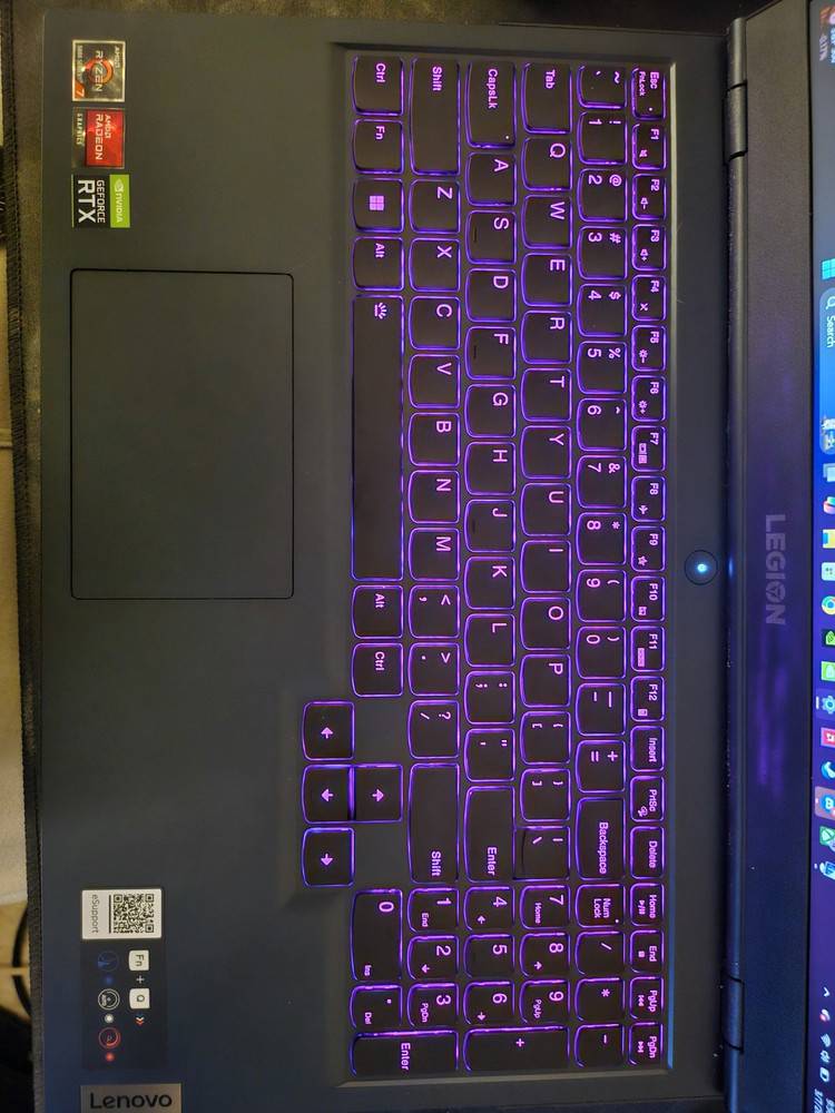 Legion 5 Gen 6 Laptop - AMD Ryzen 7 5800, RTX 3060, 16GB RAM, 1TB SSD
