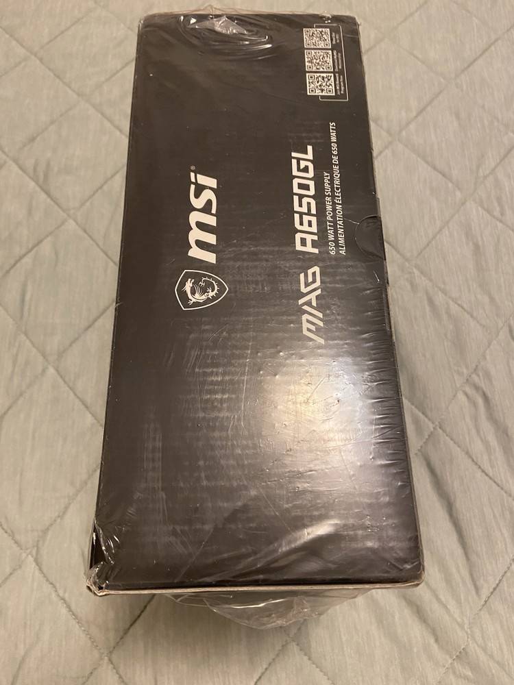 MSI MAG A650GL Modular Gaming Power Supply 80 Plus Gold Certified 650W