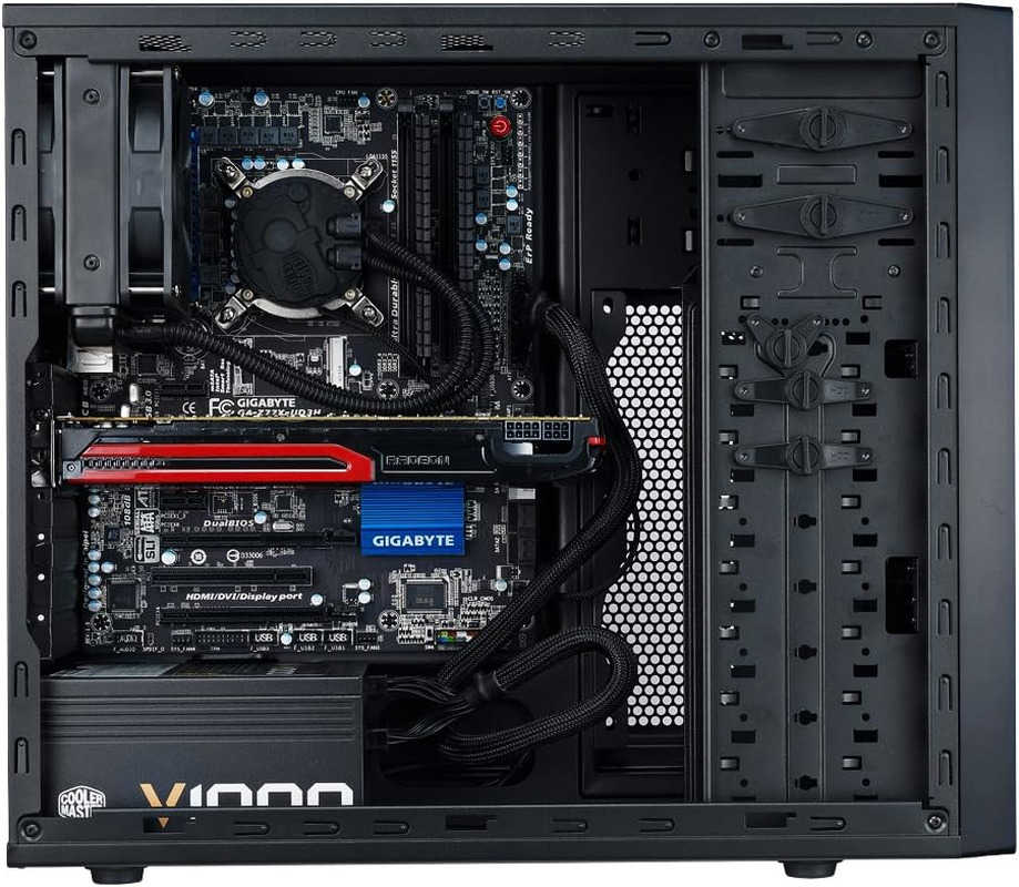 N400 - Mid Tower Computer Case with Fully Meshed Front Panel (NSE-400-KKN2)