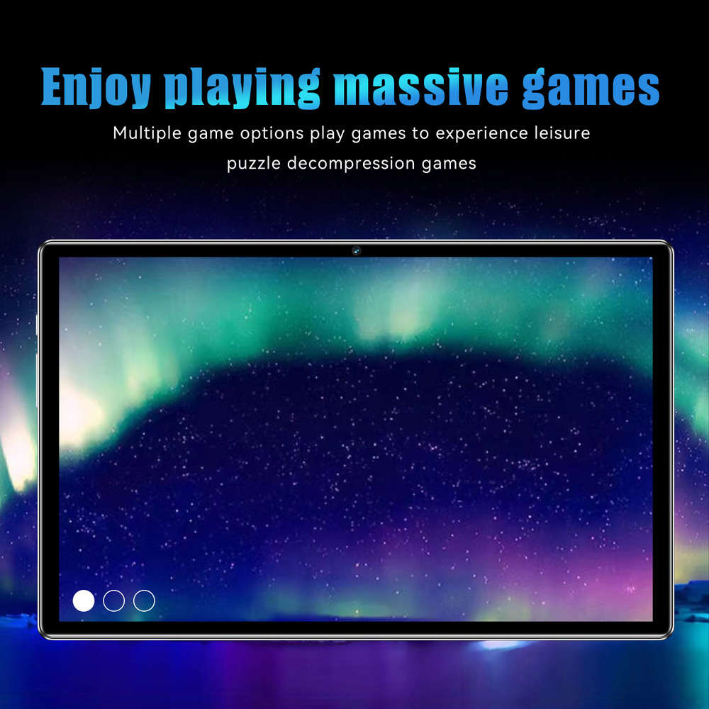 10.1 Inch Android 14 Tablet PC with 12GB RAM, 256GB Storage, Octa-Core Processor, 5G Wi-Fi, and 8000mAh Battery