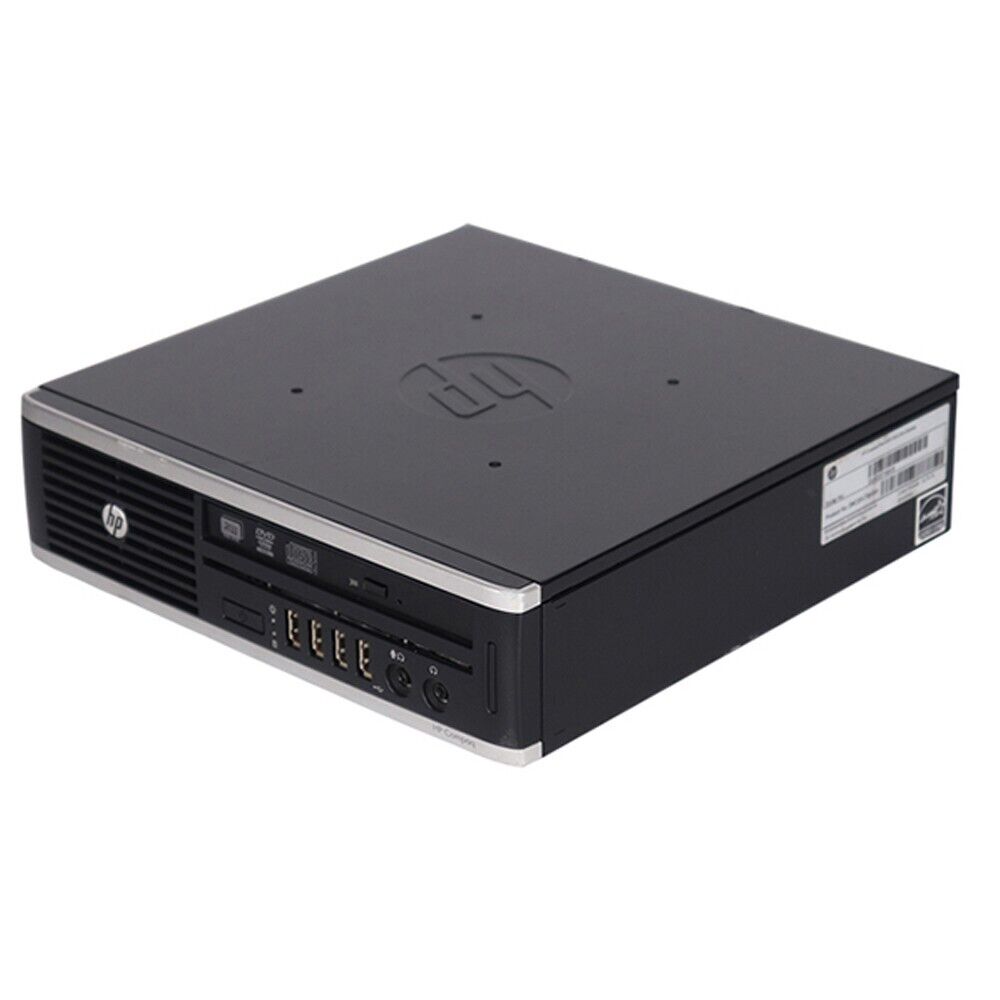 HP i3 Desktop Computer USFF PC with 8GB RAM, 128GB SSD, Windows 10 Home, and Wi-Fi
