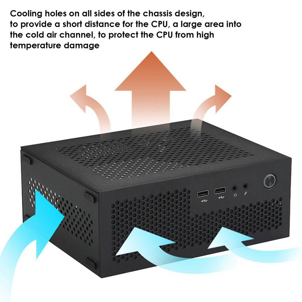 A09 HTPC ITX Gaming PC Case with USB 2.0