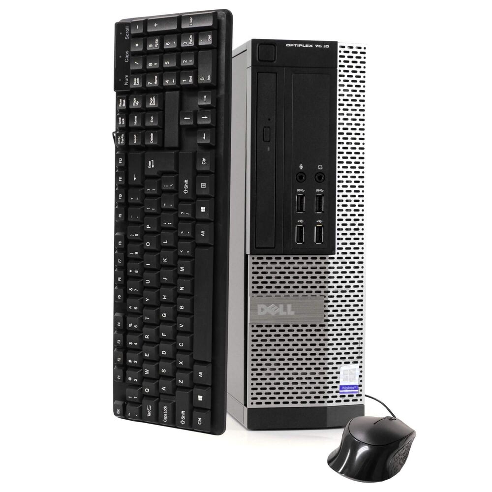 Dell OptiPlex Desktop PC with Intel Core 2 Duo, 4GB RAM, 250GB HDD, WIFI, Windows 10