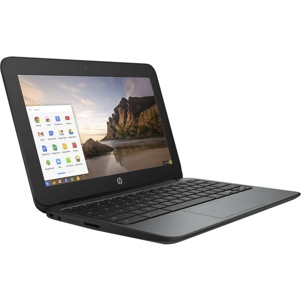 HP Chromebook 11 G5 11.6-inch Laptop with Intel Core Processor, 4GB RAM, 16GB eMMC, Bluetooth, and Webcam