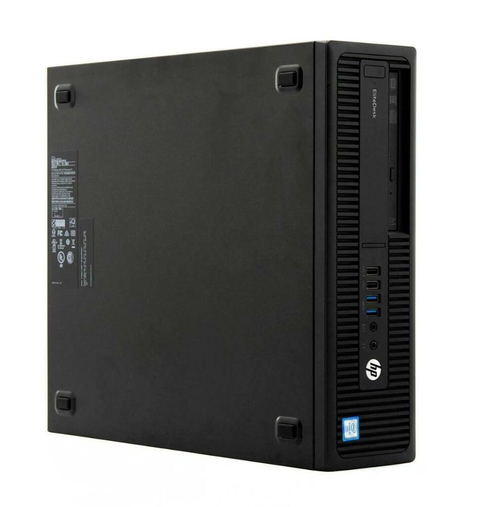 HP EliteDesk 800 G2 SFF PC with Core i5-6500, 8GB DDR4, 256GB SSD, Windows 10 Pro