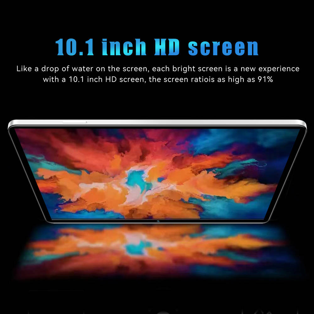 10.1 Inch Android 14 Tablet PC with 12GB RAM, 256GB Storage, Octa-Core Processor, 5G Wi-Fi, and 8000mAh Battery