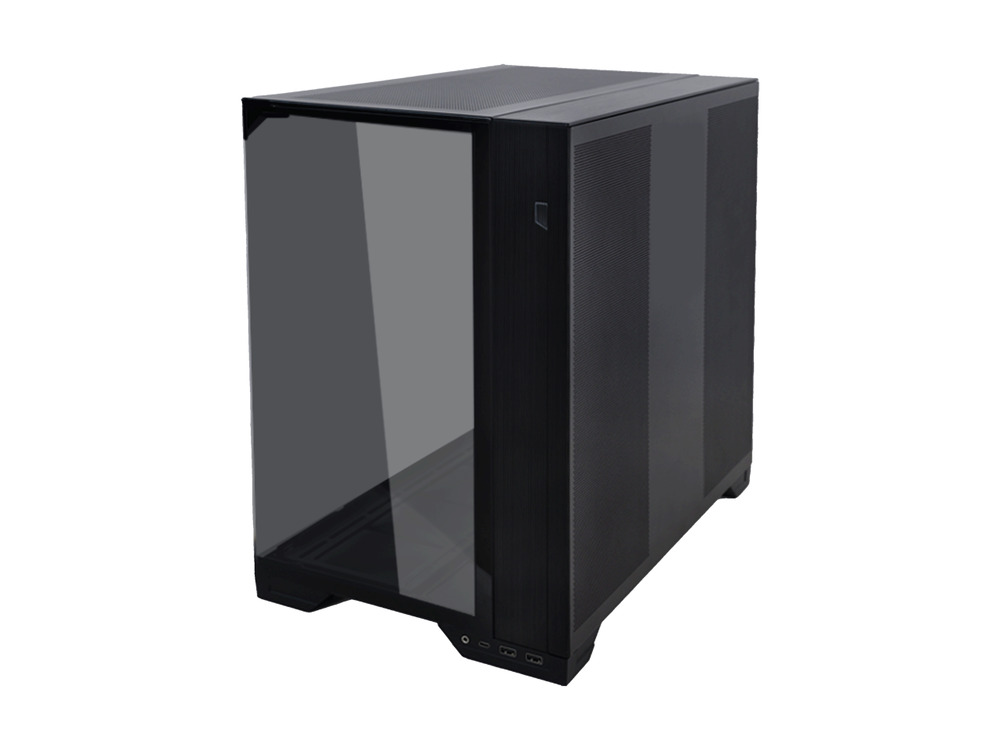 LIAN LI O11 Vision Compact Black Aluminum/Steel/Tempered Glass ATX Mid Tower Case