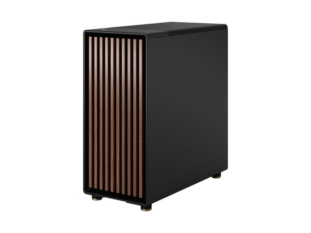 Fractal Design North ATX Mid Tower PC Case - Charcoal Black with Walnut Front