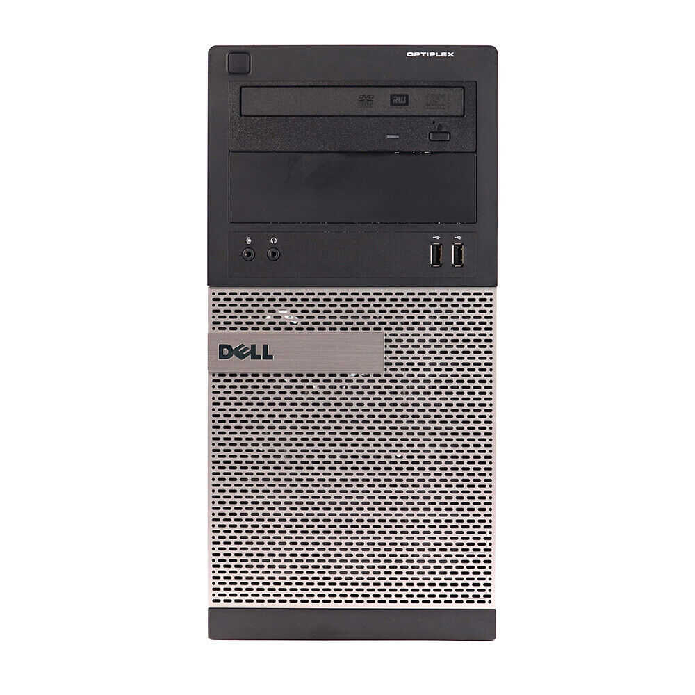 Dell Workstation Desktop with 16GB RAM, 512GB SSD, Intel Processor, Windows 10 Pro, and Wi-Fi