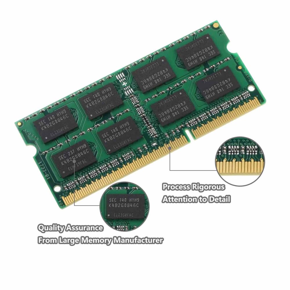Samsung DDR2 8GB (2×4GB) PC2-6400 800 MHz Laptop SO-DIMM Memory RAM 200Pin