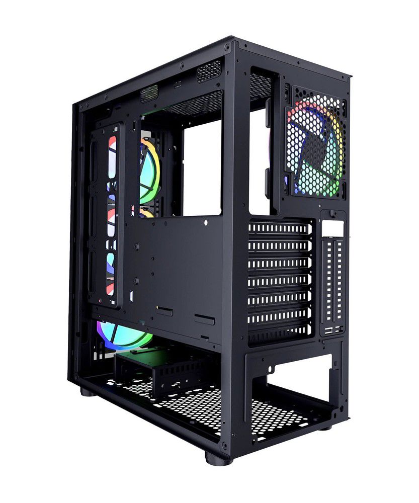 Guardian Mesh Mid Tower Gaming Case with Tempered Glass Panel