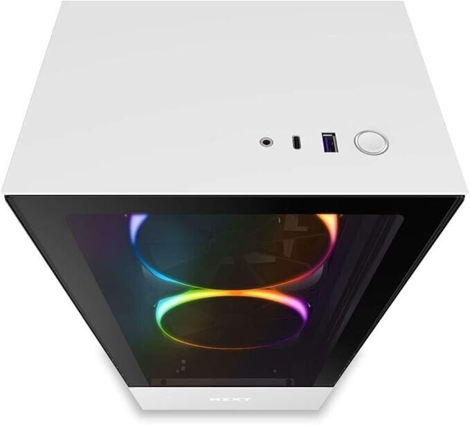 NZXT H510 Elite - Premium Mid-Tower ATX Gaming Case in White