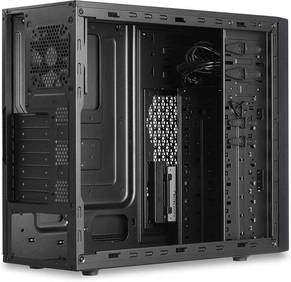 N400 - Mid Tower Computer Case with Fully Meshed Front Panel (NSE-400-KKN2)