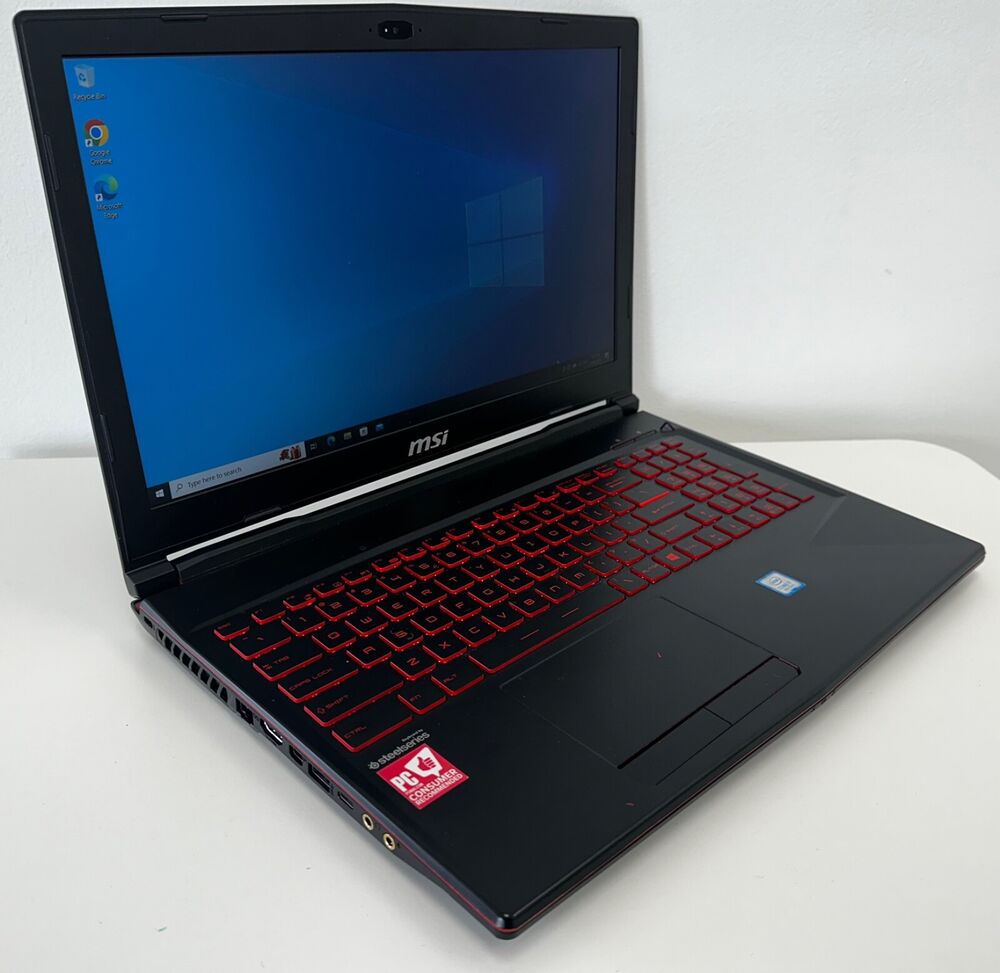 MSI GL63 Gaming Laptop - Intel i7-8750H, NVIDIA GTX 1050, 16GB RAM, 128GB SSD + 1TB HDD
