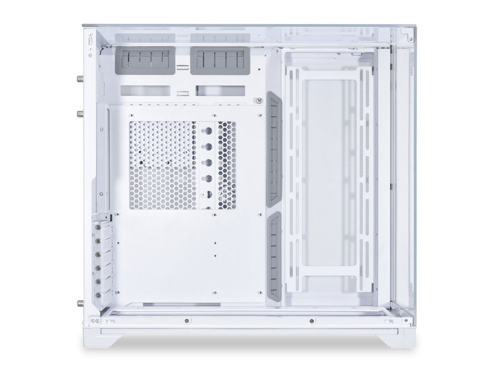 LIAN LI O11 Vision ATX Mid Tower Computer PC Case - White Aluminum, Steel, Glass