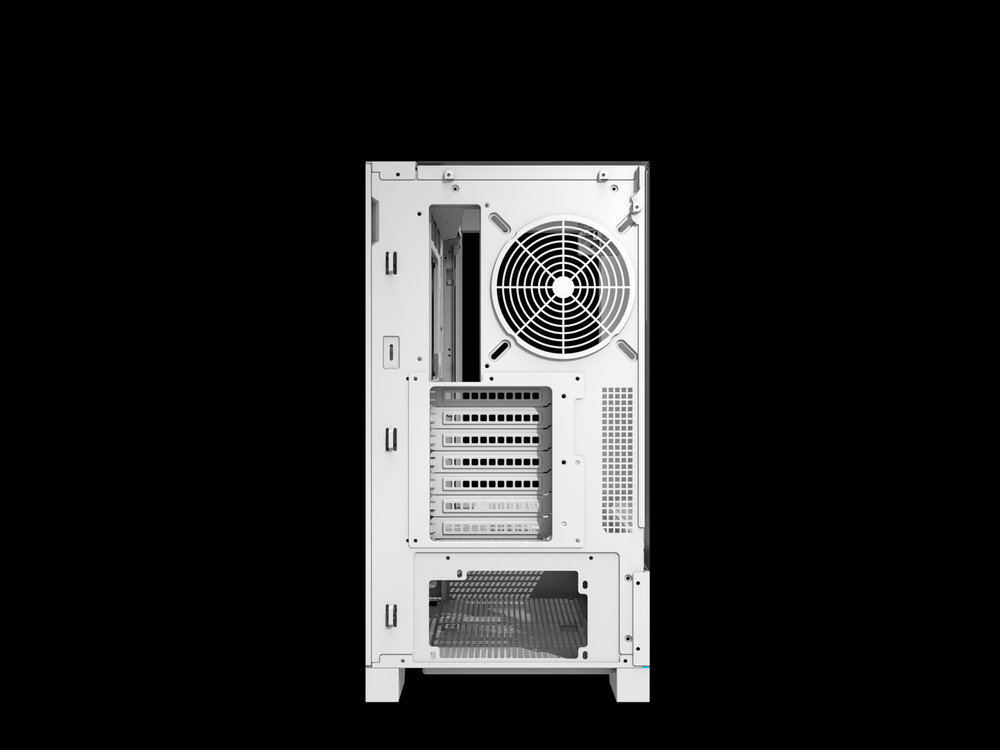 darkFlash DY450 White Steel / Tempered Glass ATX White Chassis, 0.8mm SPCC Case