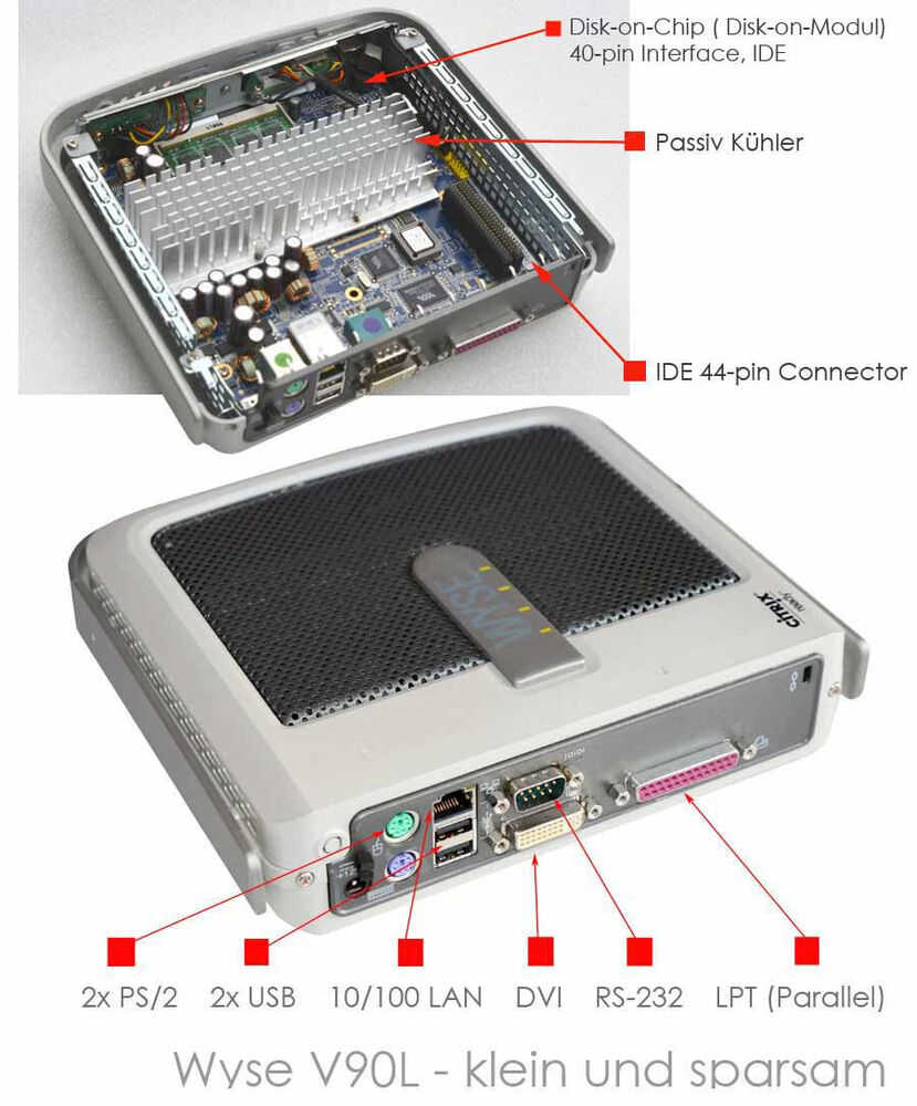 V90L Windows 98 Desktop Computer with RS-232 Serial, LPT Parallel, USB, and CDROM TC66