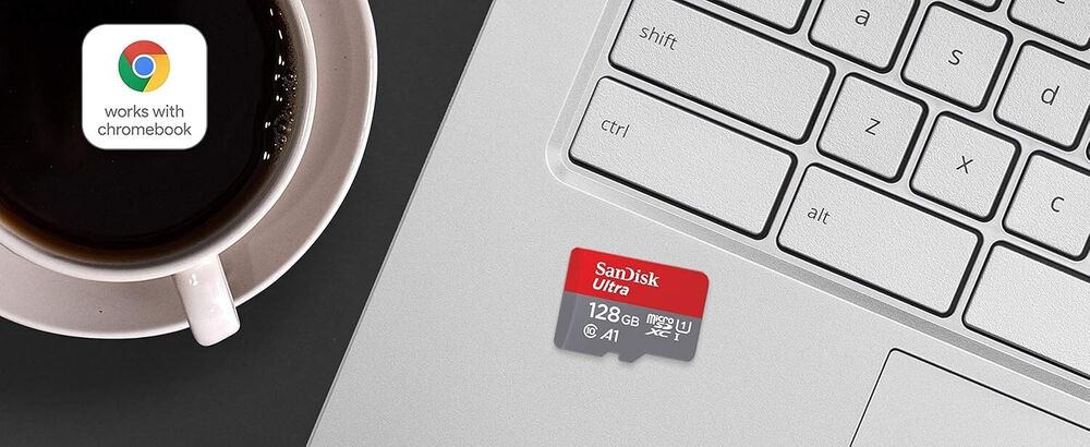 SanDisk 128GB Ultra microSDXC UHS-I Memory Card with High-Speed Performance