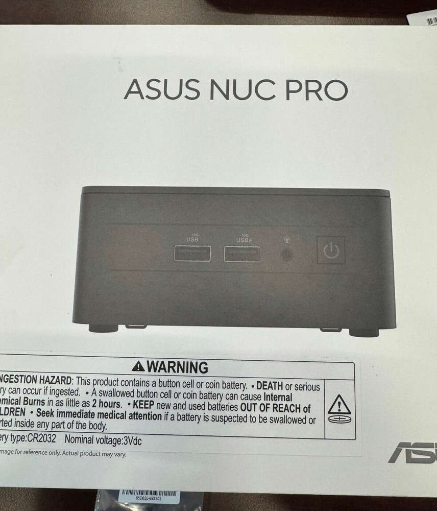 Intel NUC ASUS 13th Gen Tall NUC Case with Mounting Hardware - Brand New