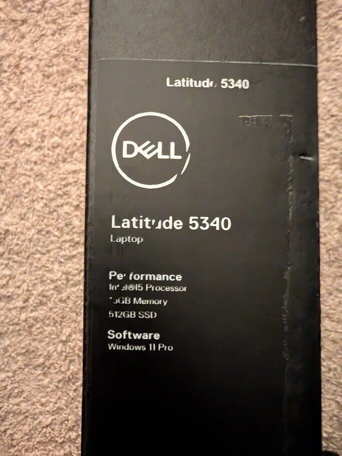 Dell Latitude 5340 Laptop - 12.5" Core i5-1345G @1.60Ghz, 512GB SSD, 16GB RAM, Windows 11