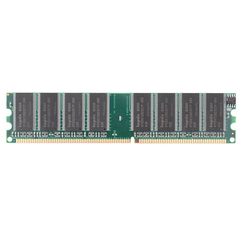 1GB DDR1 PC3200 400MHz 184 Pin Non-ECC Desktop Memory