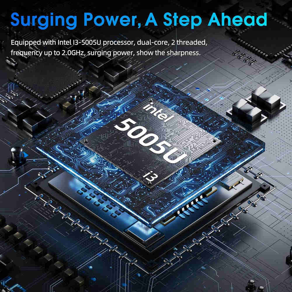 SGIN 17.3 FHD Laptop Notebook - Intel I3 Up to 2.6 GHz, 128GB Storage, 4GB RAM