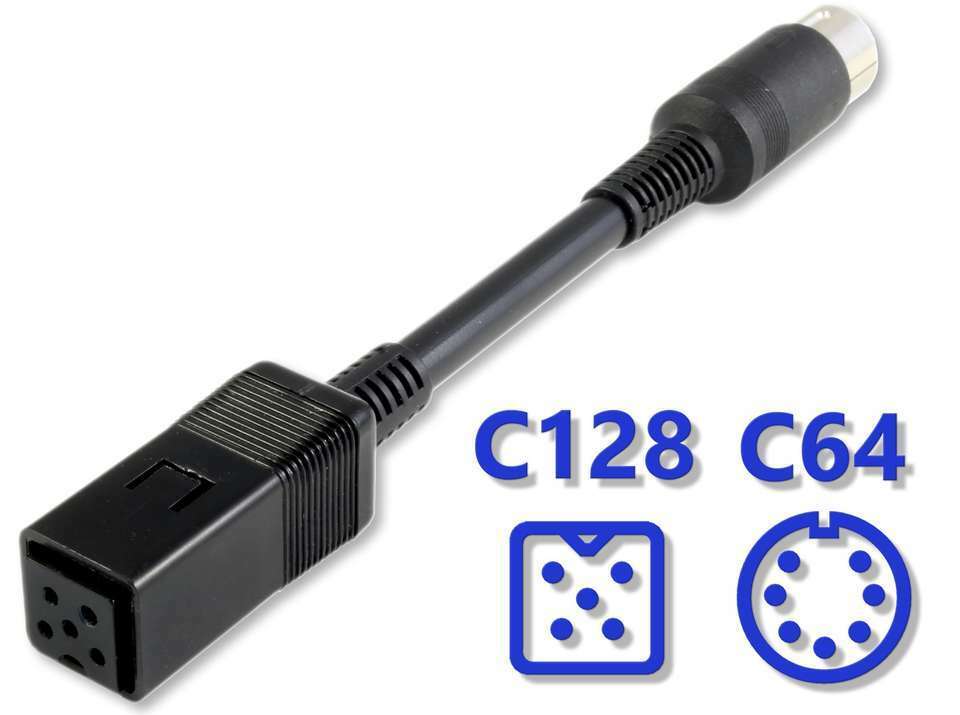 Commodore PSU Adapter for C64, C128, and Plus/4 Systems