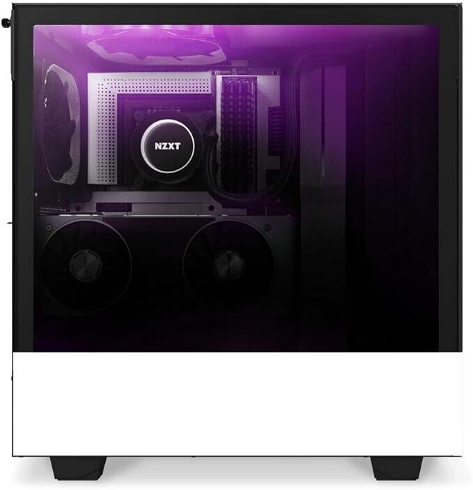 NZXT H510 Elite - Premium Mid-Tower ATX Gaming Case in White