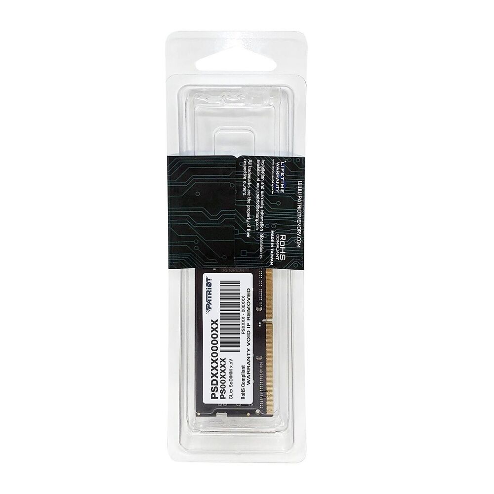Patriot SL DDR4 SODIMM Laptop Memory - 8GB, 16GB, 32GB, 3200MHz