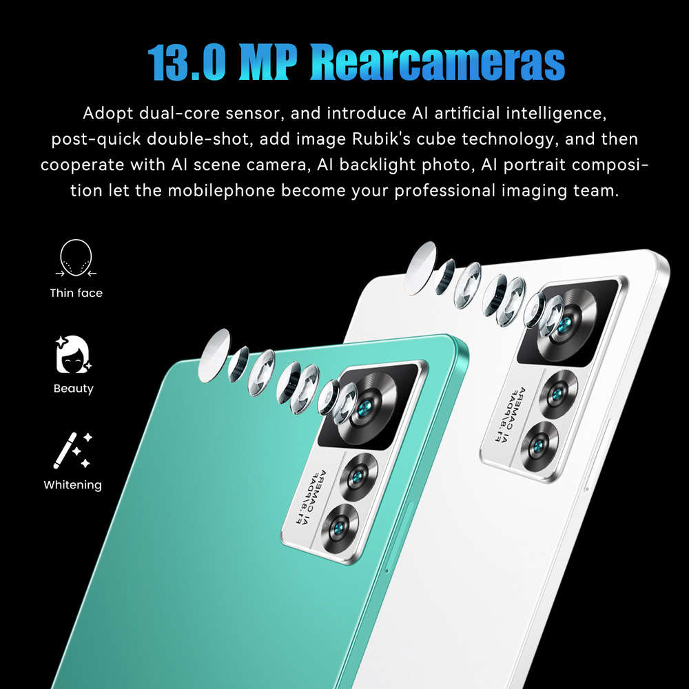 10.1 Inch Android 14 Tablet PC with 12GB RAM, 256GB Storage, Octa-Core Processor, 5G Wi-Fi, and 8000mAh Battery