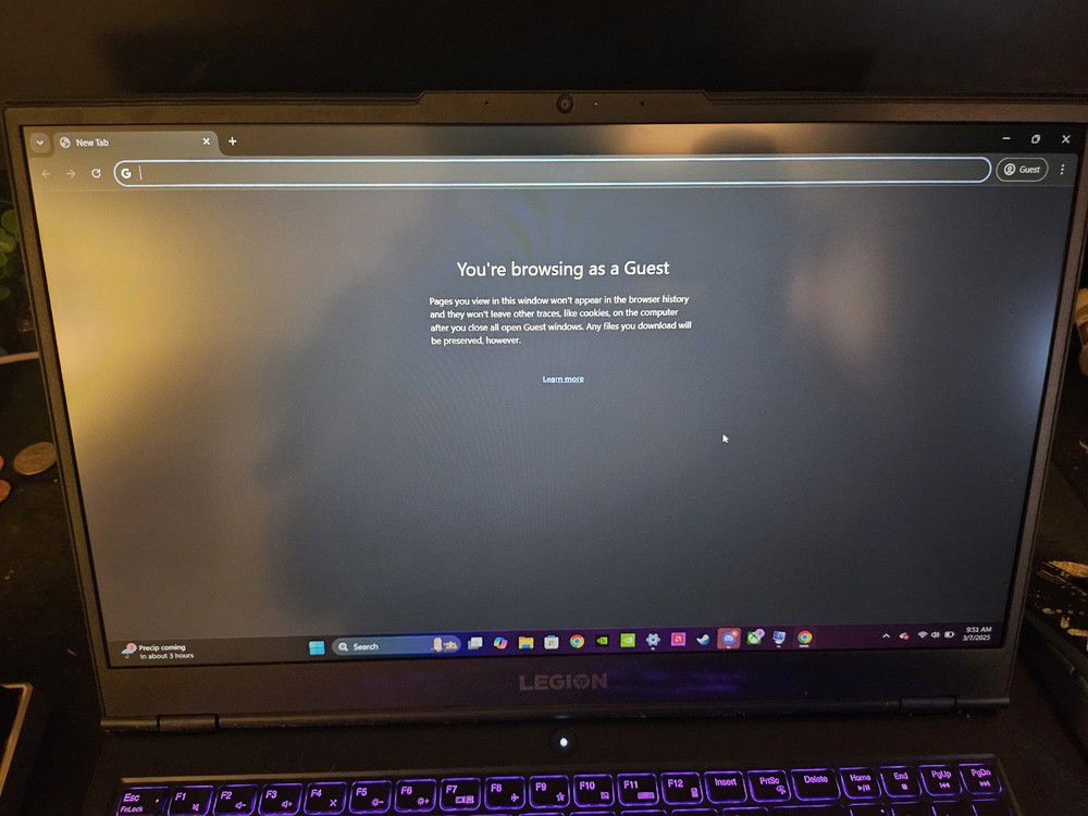 Legion 5 Gen 6 Laptop - AMD Ryzen 7 5800, RTX 3060, 16GB RAM, 1TB SSD