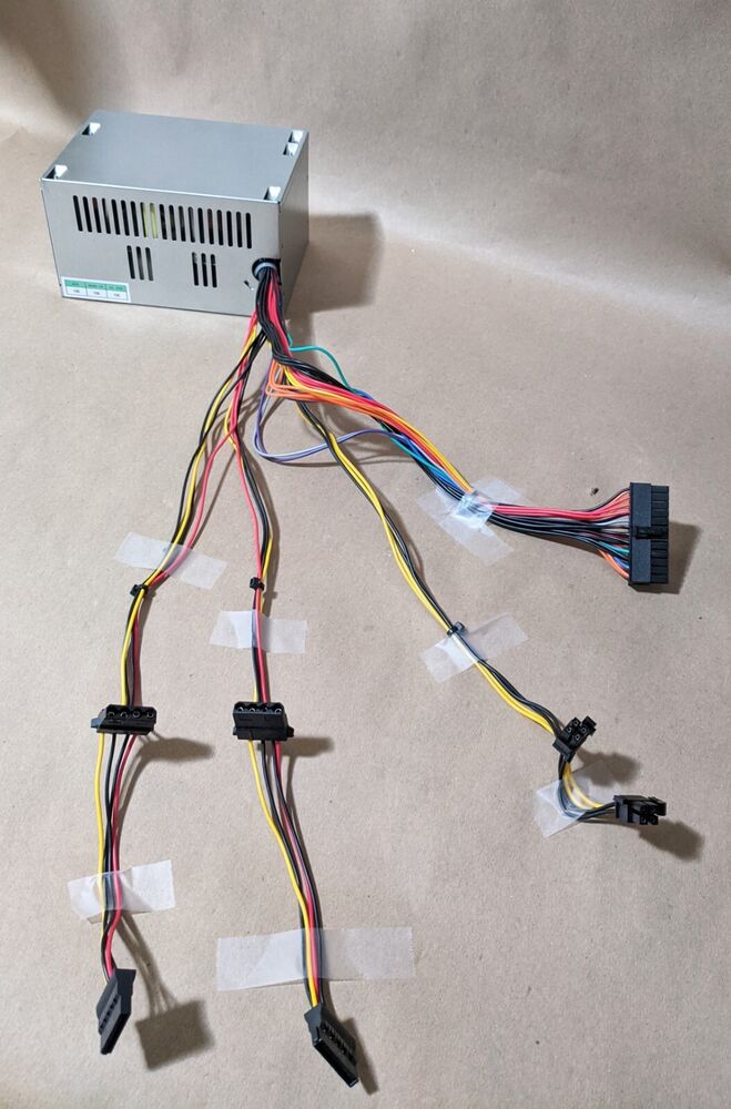 400W Compact ATX/EPS 12V 4+4 Desktop PC Power Supply with 24pin SATA
