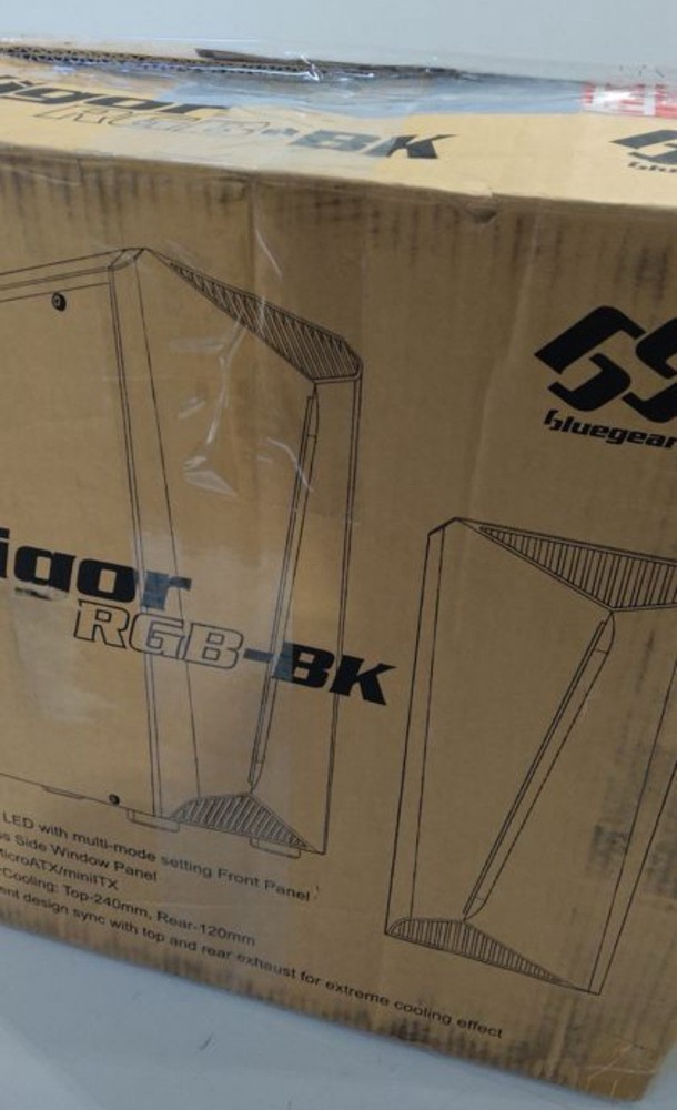 Bgears b-Vigor RGB Mid Tower Computer Case - Open Box