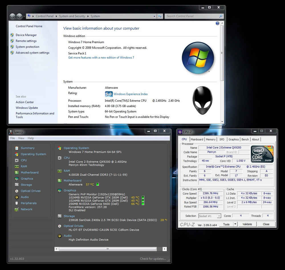 Alienware M17x R1 Gaming Laptop with GTX 280M SLI and 256GB SSD