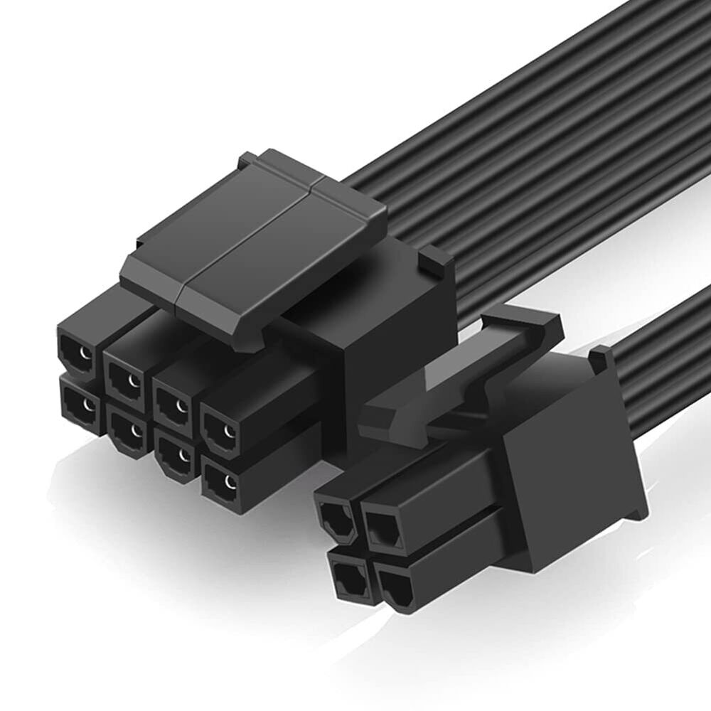 2 Pack EPS12V CPU 8 Pin Female to CPU ATX 8 Pin and ATX 4 Pin Male Power Supply Adapter