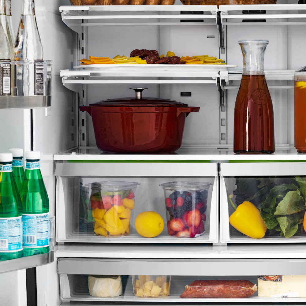 ZLINE 36 French Door Refrigerator with Ice Maker in Fingerprint Resistant Stainless Steel